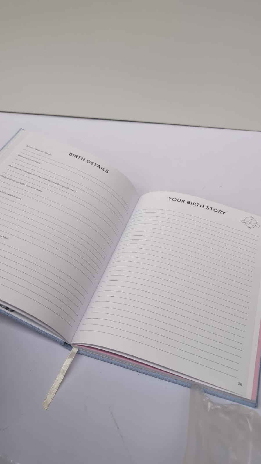 Hello Baby Memory Book for Boy Girl (2 small marks on front cover)