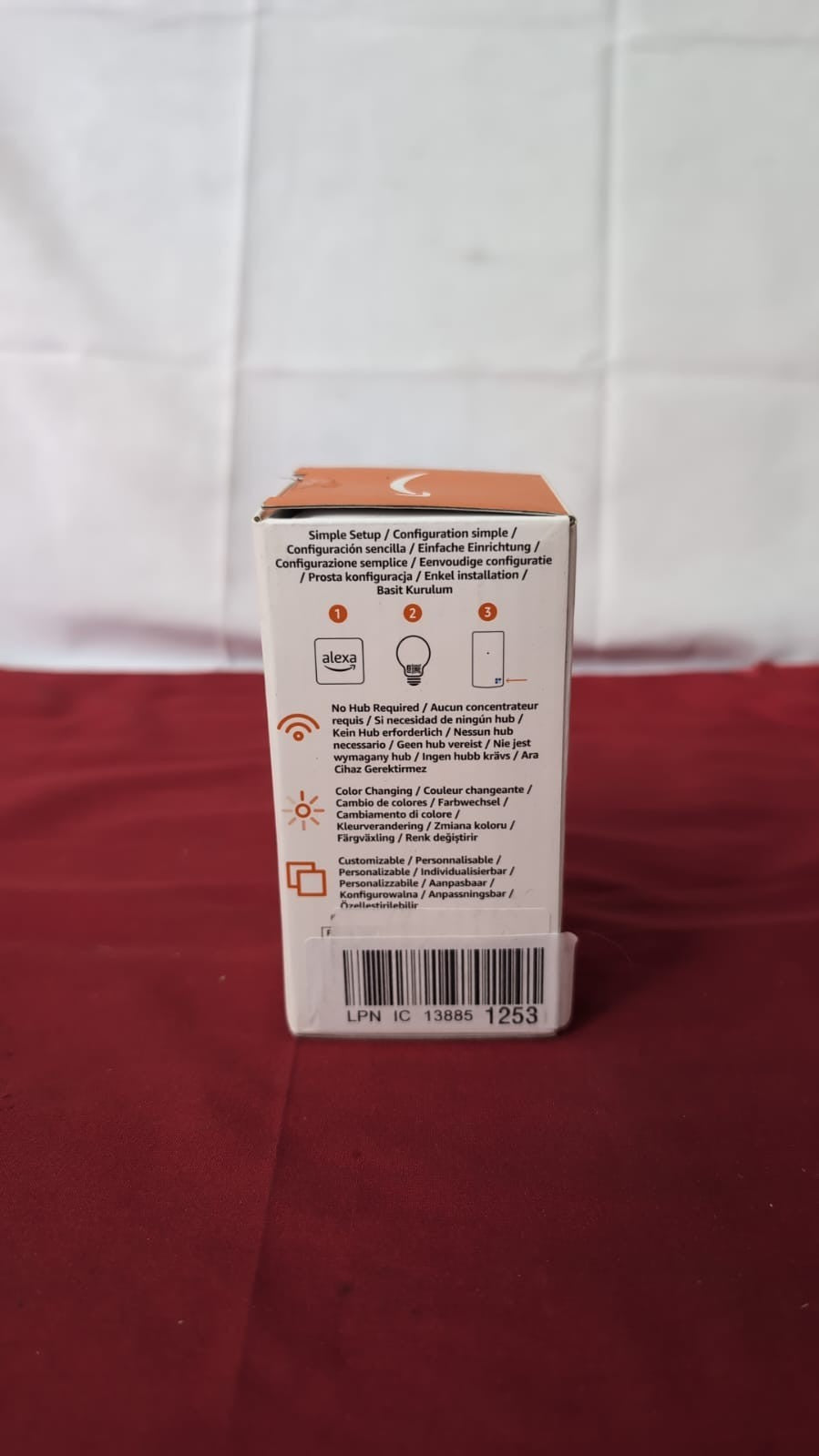 Amazon Basics Smart A60 Dimmable LED Light Bulb, E27 Base
