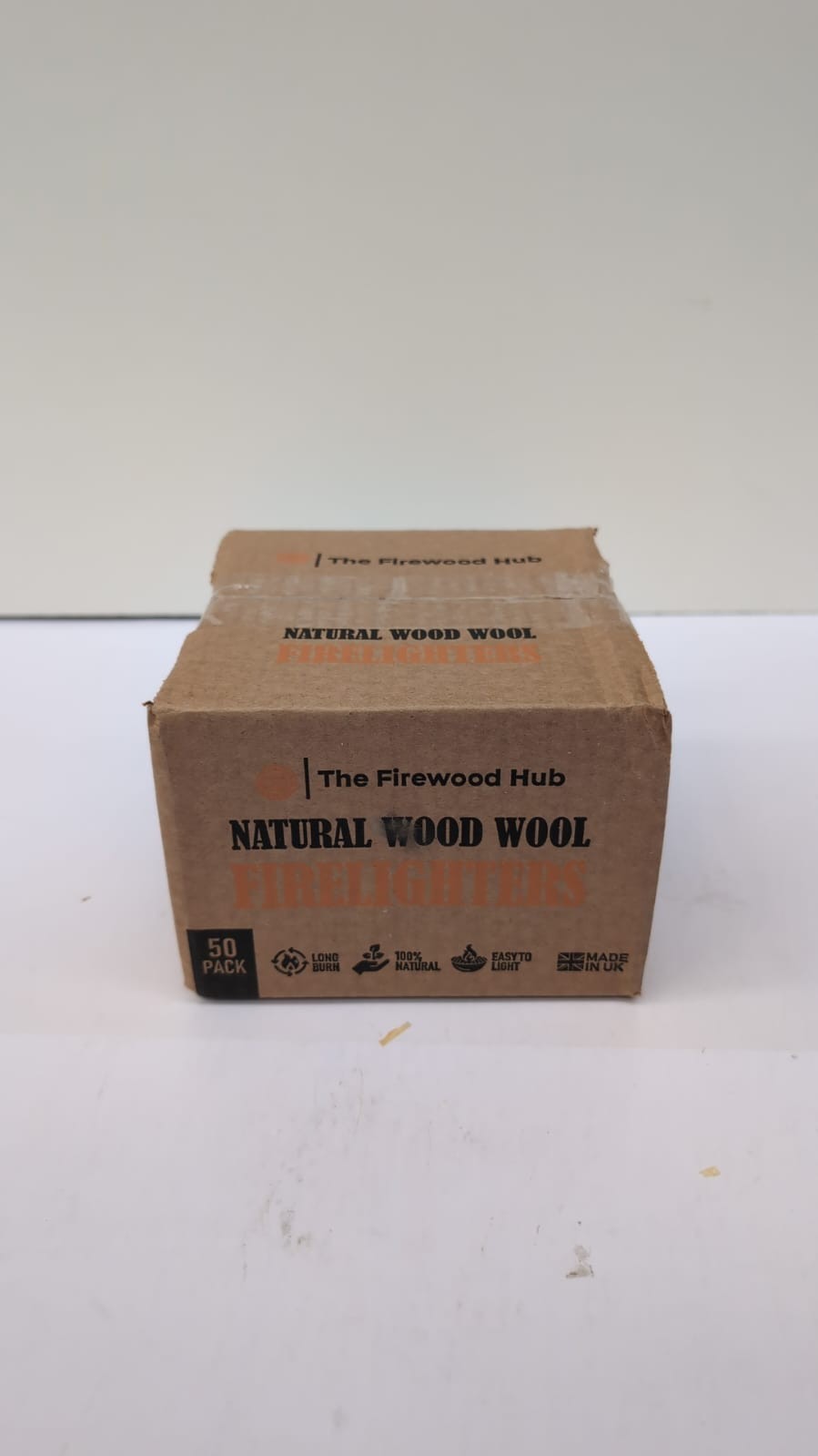 50 - Wood Wool Firelighters for Safe, Clean, and Odorless Ignition