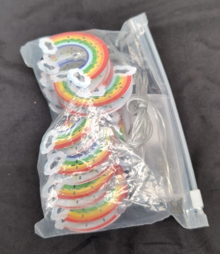 Fielegen 10 LED Rainbow String Lights for Kids Bedroom