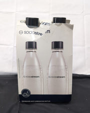 TwinPack Fuse Carbonating Water Bottles 1L(packaging damaged slightly scuffed)