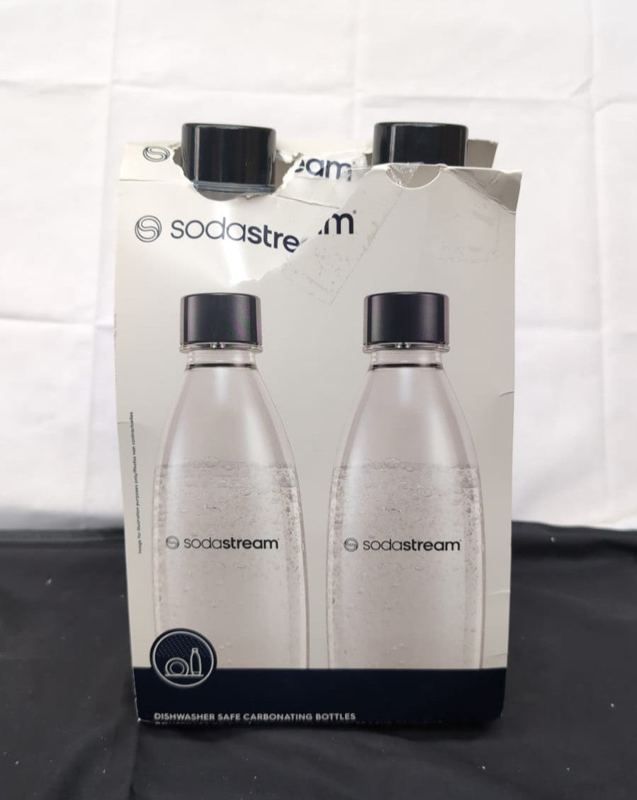 TwinPack Fuse Carbonating Water Bottles 1L(packaging damaged slightly scuffed)
