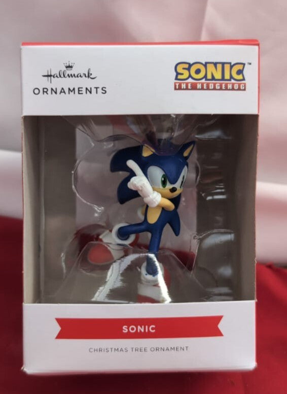 Hallmark Sonic the Hedgehog Hanging Ornament, Retro Gaming (packaging damaged)