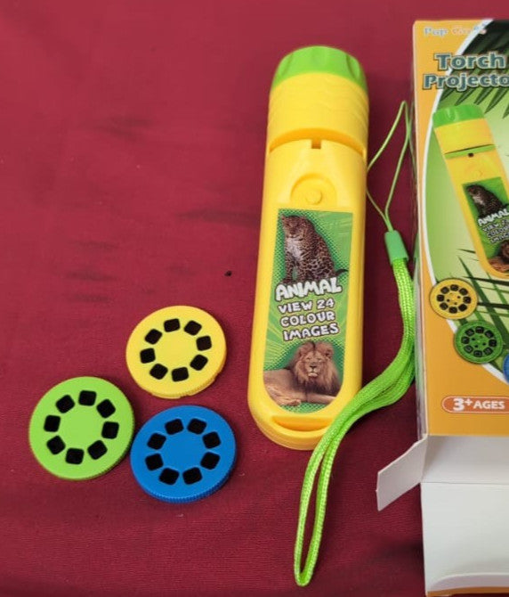 Toys Animal Torch and Projector – 24 Wildlife Images, Clear Pictures