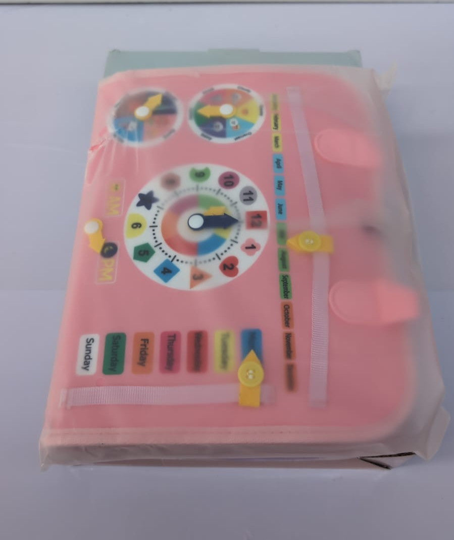 Baby Busy Board for Toddlers, Montessori Toy for 1-3 Year Old, Fine Motor Skills