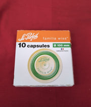 Box of 12 Familia Wiss Capsules - 100 mm - Green(Box damaged)