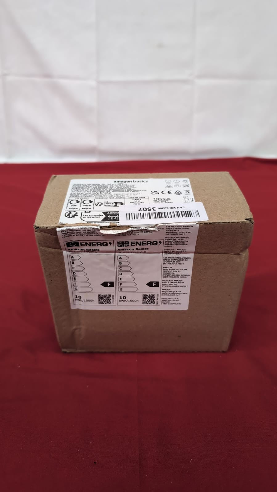 Amazon Basics LED E27 Edison Screw Bulb, 10W (Equivalent to 75W), Cool White