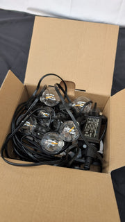 Ollny Festoon Lights Outdoor Garden 10m, String Lights  15+1 (BOX  DAMAGED)