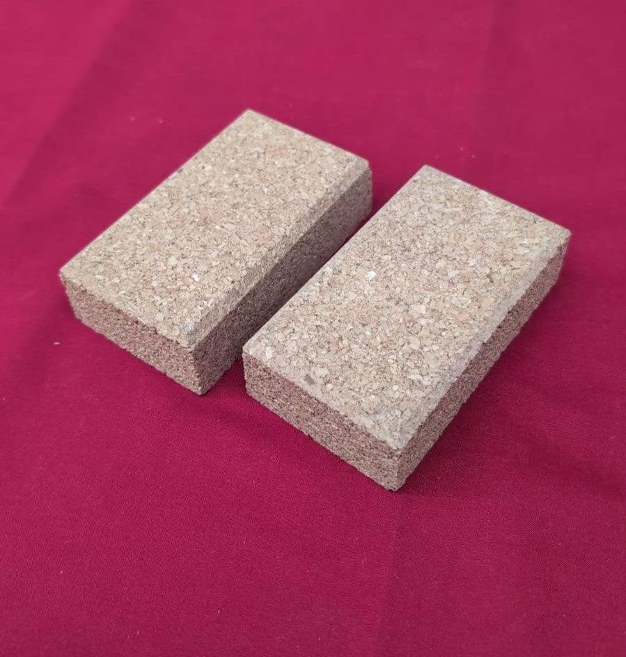 Cork Hand Sanding Block For Better Grip, Extra Force Pack of 2