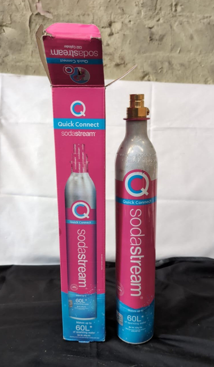 SodaStream - CO2 Cylinder for Sparkling Water Maker, 60L(PACKAGING DAMAGED)