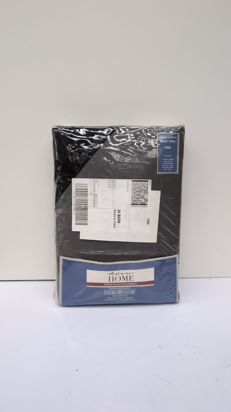 Adams Duvet Cover Quilt Cover Bedding Set Reversible King(PACK DAMAGED)