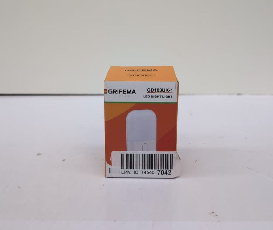 GRIFEMA GD103UK-1 Night Light Plug in Wall with Dusk to Dawn Photocell Sensor