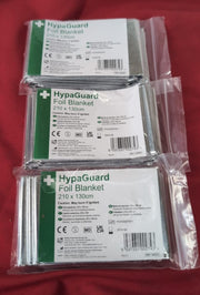 Safety First Aid Group HypaGuard Foil Survival Blanket (3 pack)