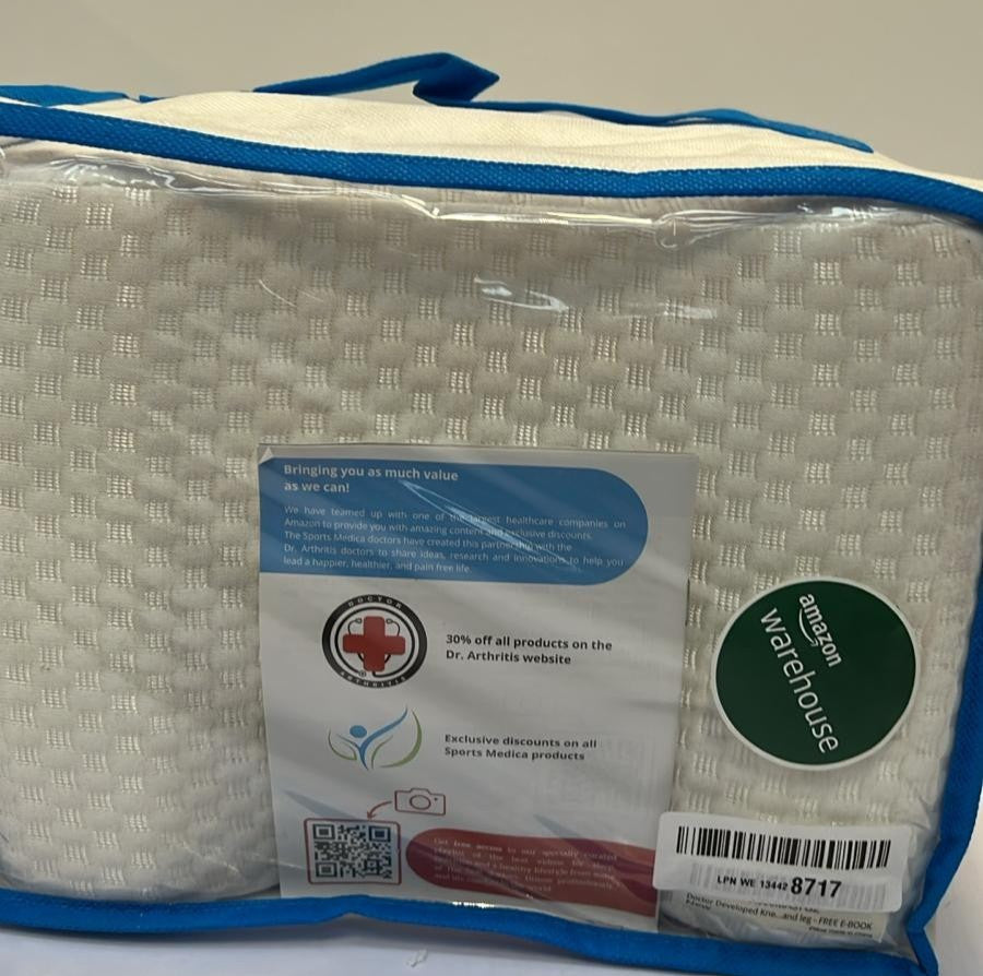 Doctor Developed Knee Pillow for Side Sleepers - Washable, Leg pillow