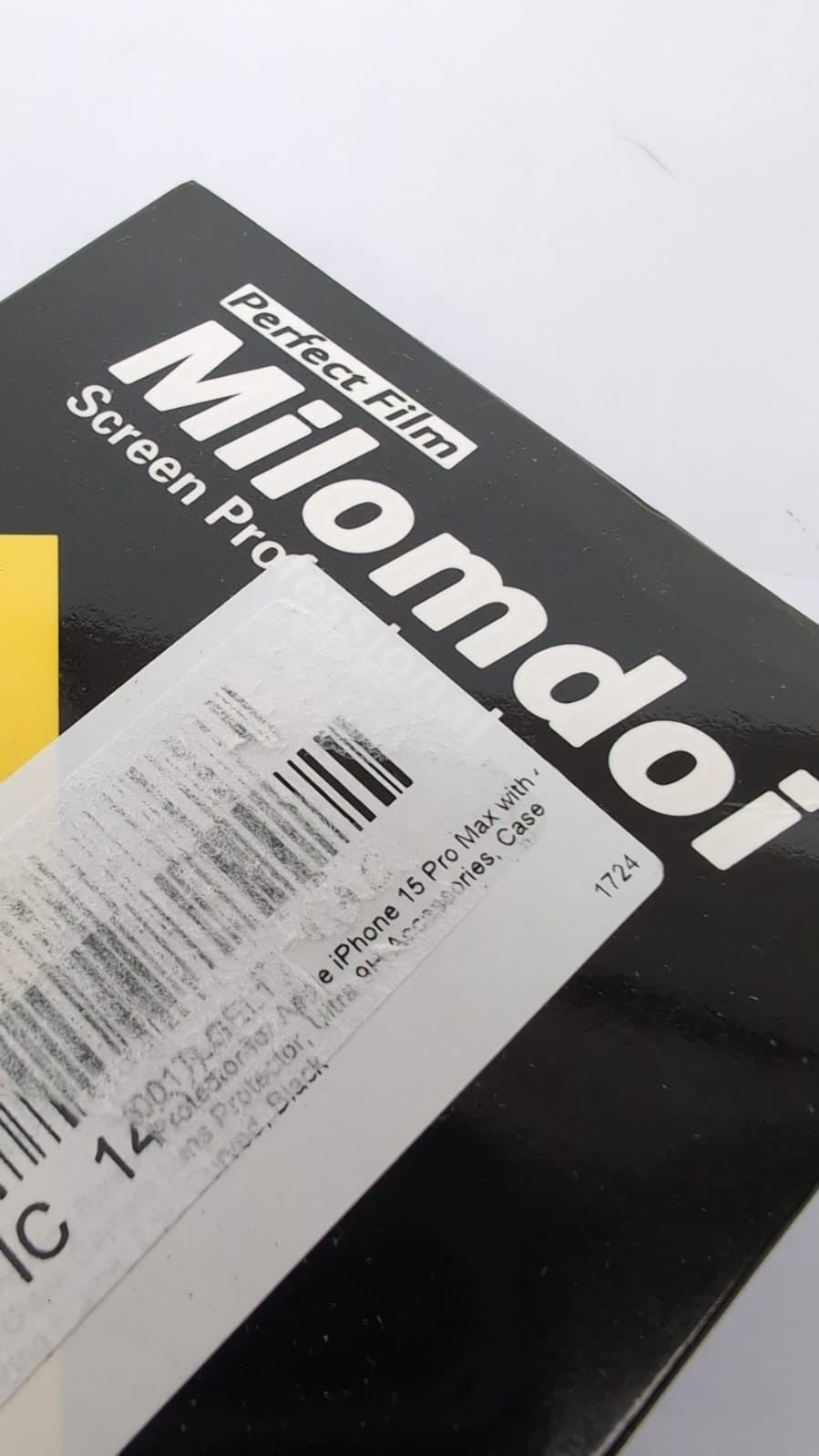 Milomdoi 3 Pack Privacy Screen Protector for Apple iPhone 15 Pro Max