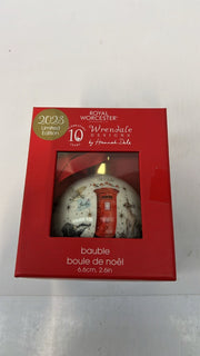 royal worcester bauble 6.6cm 2023 limited edition