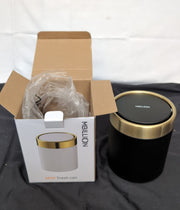Mbillion 1.5L Mini Bin with Lid,  Bin Desktop Small Trash Can,Swing Lid Open