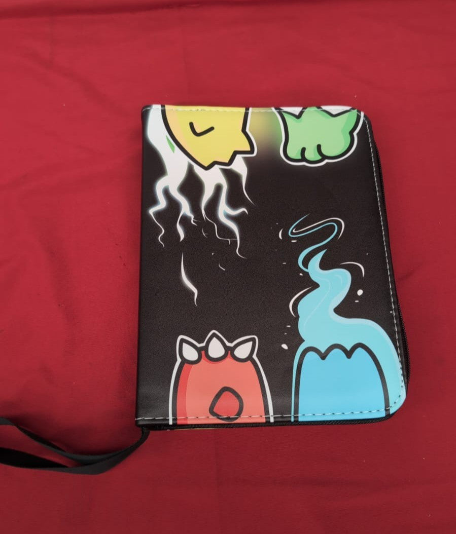 Trading Card Binder for Pokemon, 4 Pocket Fits 480 Cards, Card Holder Album,