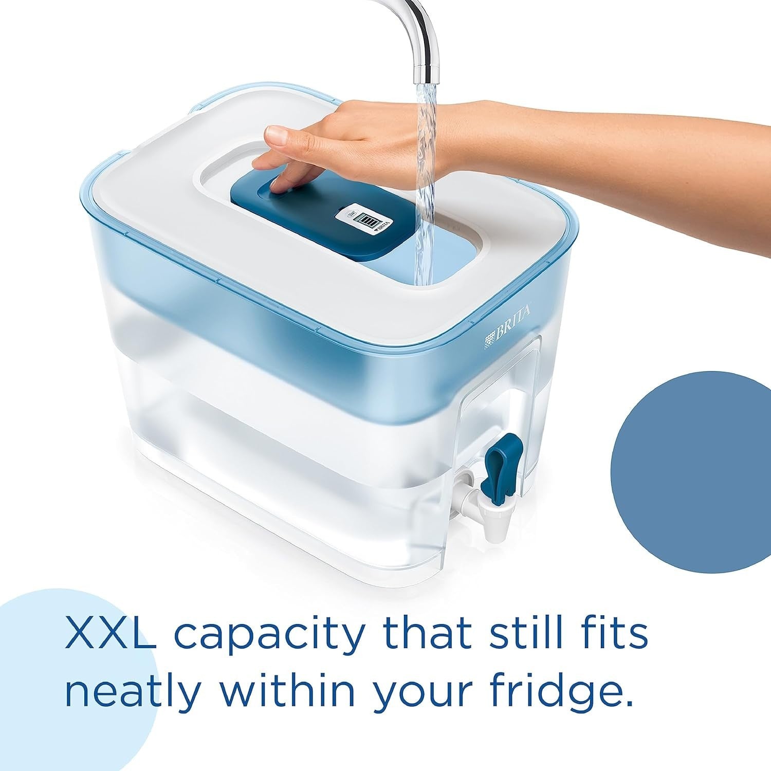 BRITA Flow XXL Water Filter Tank (8.2L)(NO FILTER)
