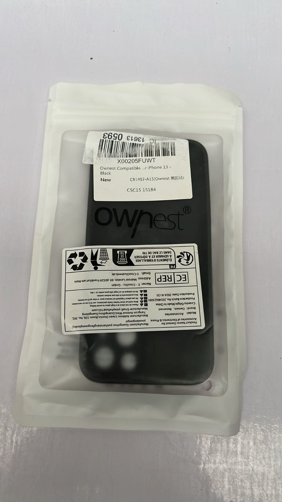 Ownest Compatible with iPhone 13 Case, Cute Sexy Lip Print Pattern