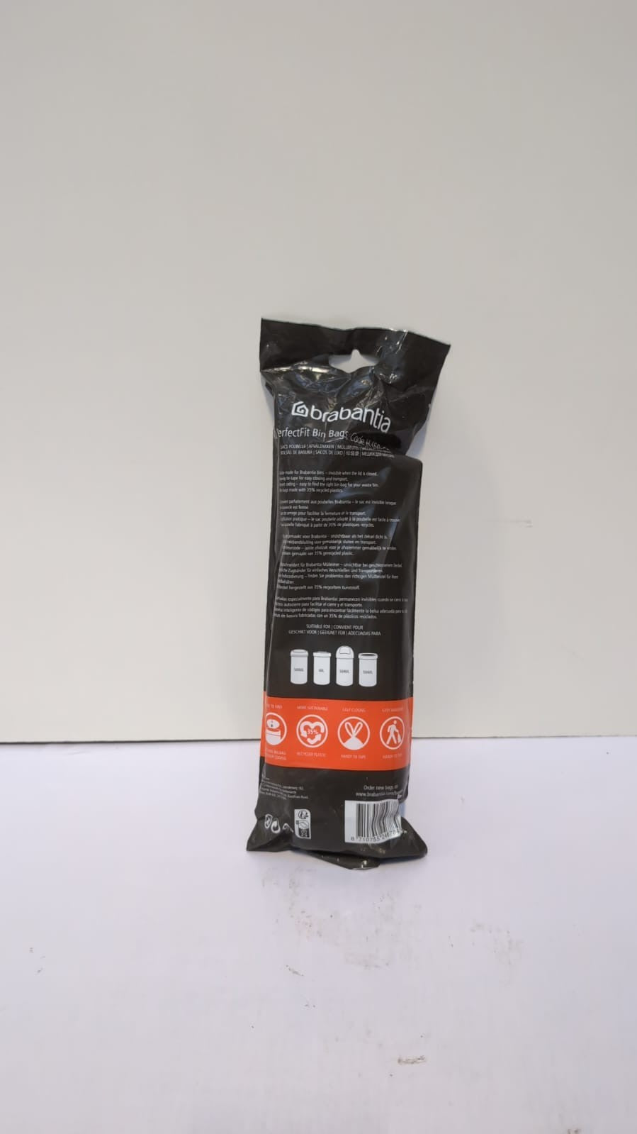 Brabantia Bin Liners, Size H, 50-60 L - 10 bags