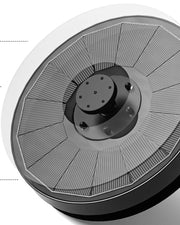 Solar Fountain Glass Panel, Solar Fountain Pump (white)