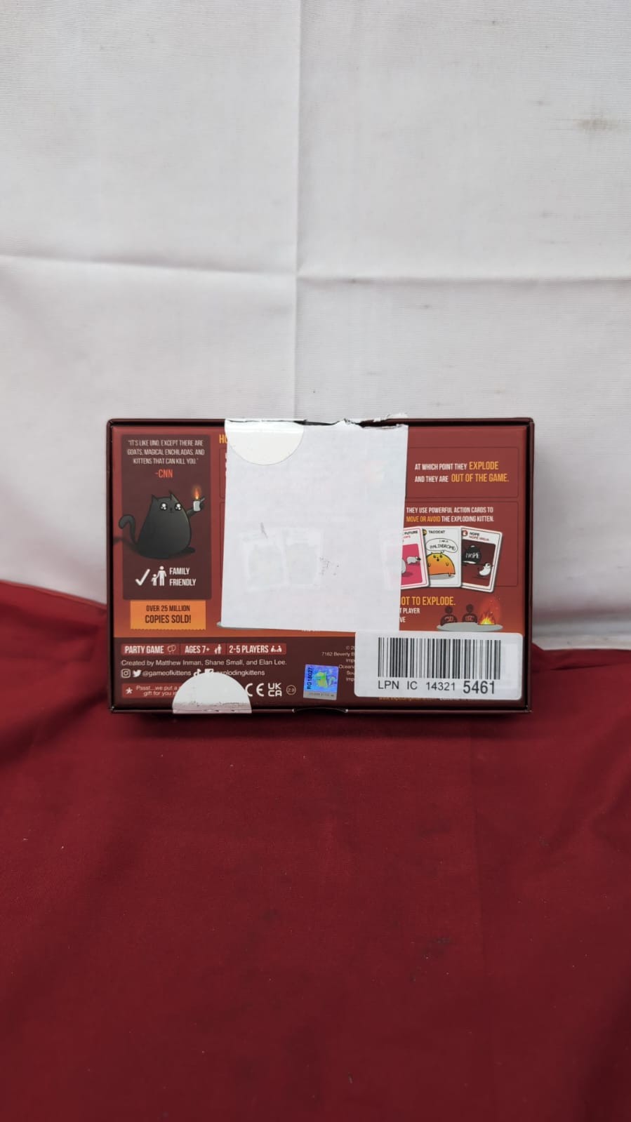 Exploding Kittens Original Edition Collectible Hilarious Card Game for Family