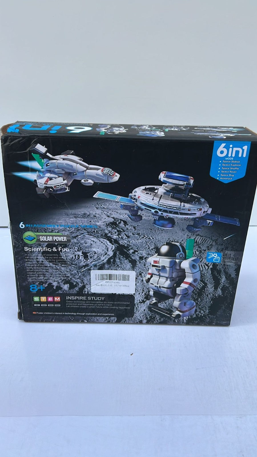 6-in-1 Educational Science Kits for Kids Age 8, Building Space Robotics Kit