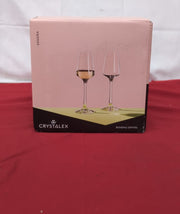 Crystalex Wine Glasses Set of 6 | Stemmed Red Wine Glass Set