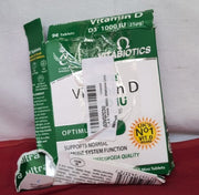 Vitamin D Tablets 1000IU, Vitabiotics Ultra (packaging damaged)