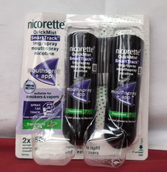 Nicorette® QuickMist SmartTrack 1mg/Spray Mouthspray 2 x 150 (packaging damaged)