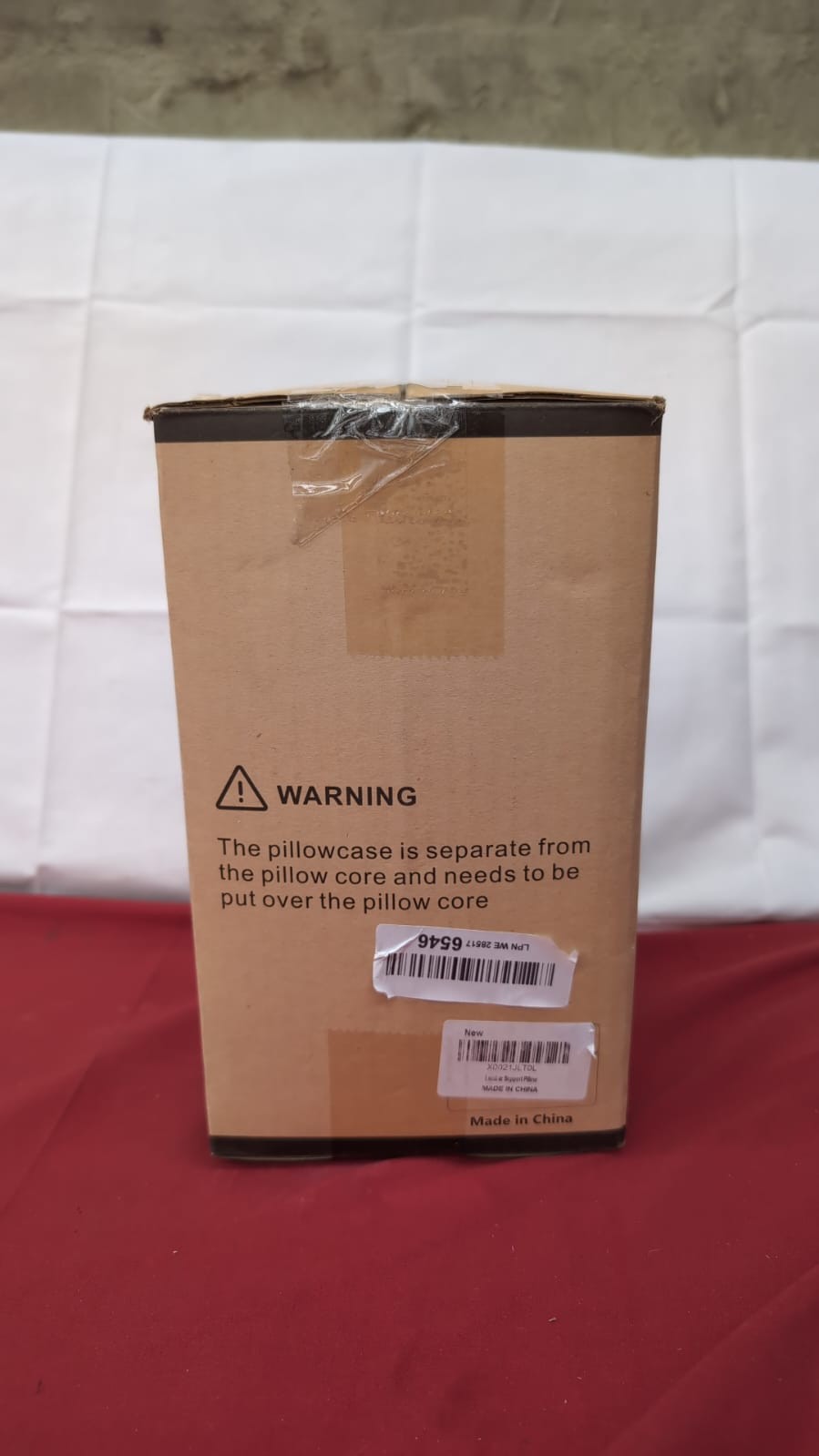 Lumbar Pillow Gel Support Pillow Back Cushion Help in Relieving  (box damaged)