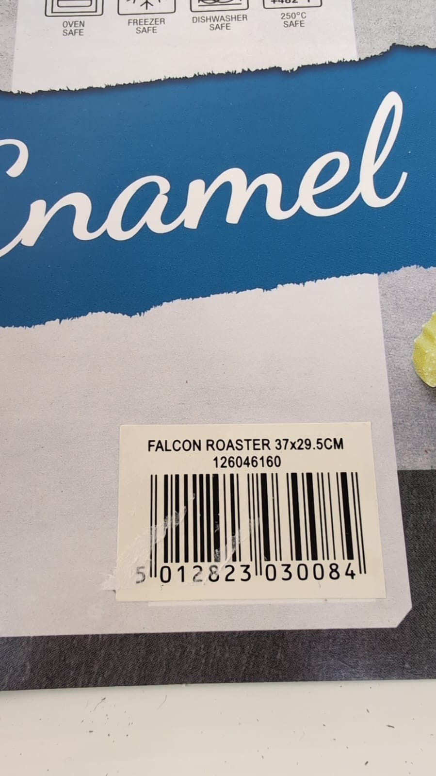 FALCON Enamel  37 X 29.5 6cm Roasting Baking Tray( small damage corner)