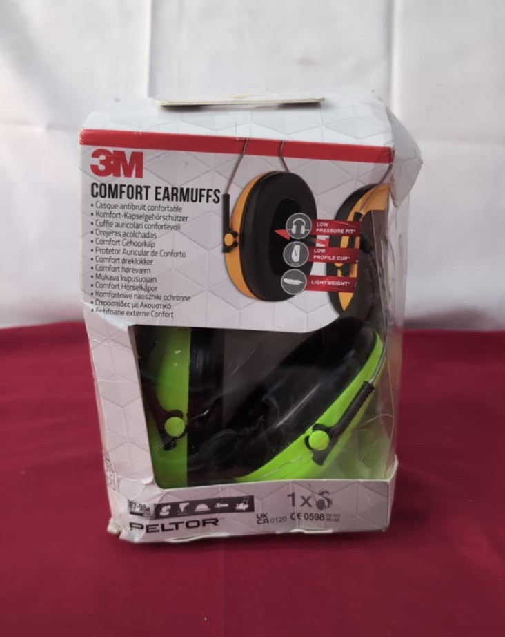 3M Peltor Kid KIDV Capsule Protector 27 dB, Neon Green(packaging damaged)