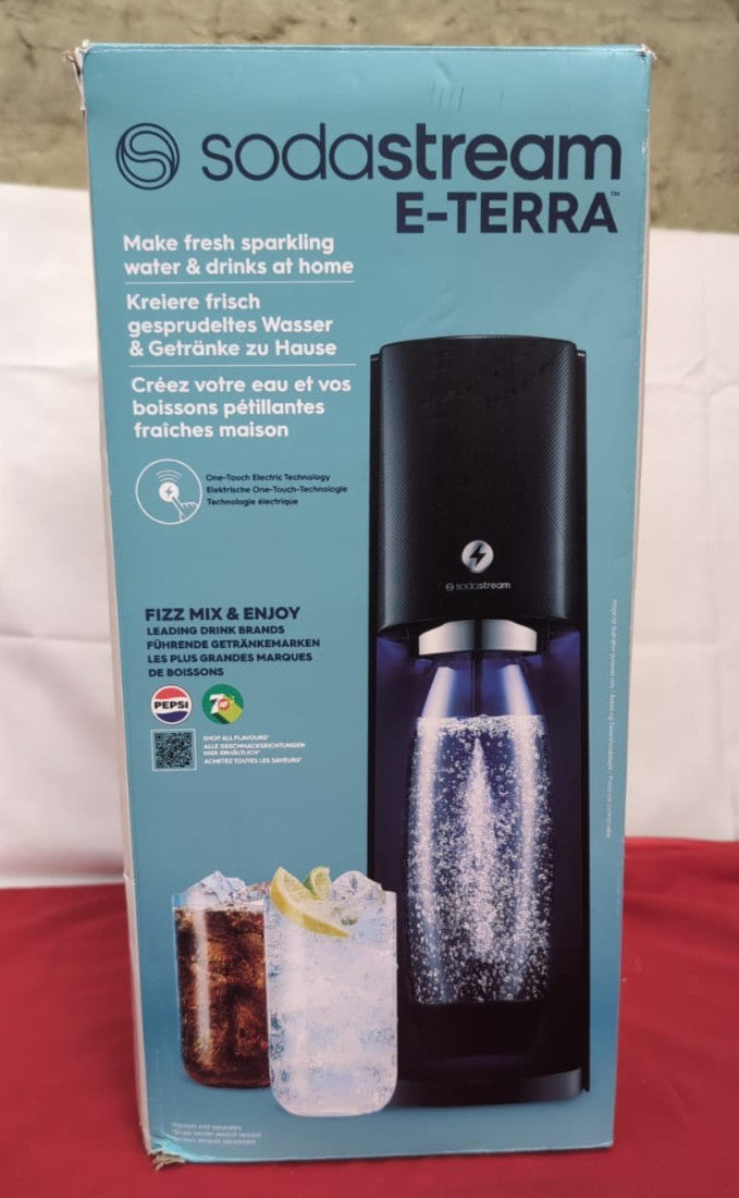 SodaStream Art Sparkling Water Maker - Black (Box damaged - No CO² cylinder)