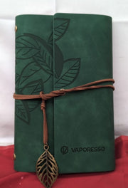 HARDCOVER JOURNAL Writing Notebook - Antique Handmade Bound Daily (18cm x 12cm)