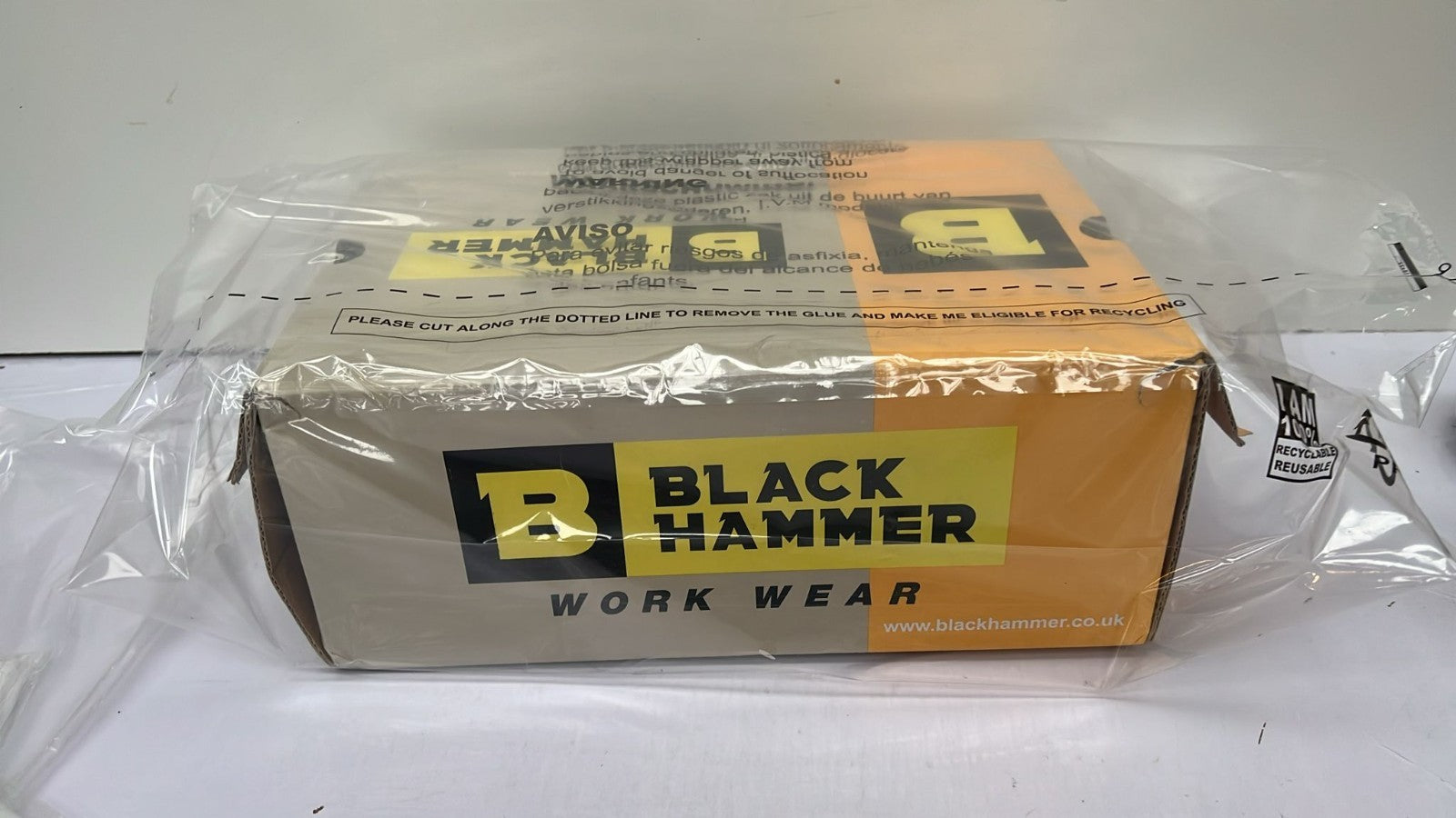 Black Hammer Mens Steel Toe Cap Trainers for Work Safety UK6