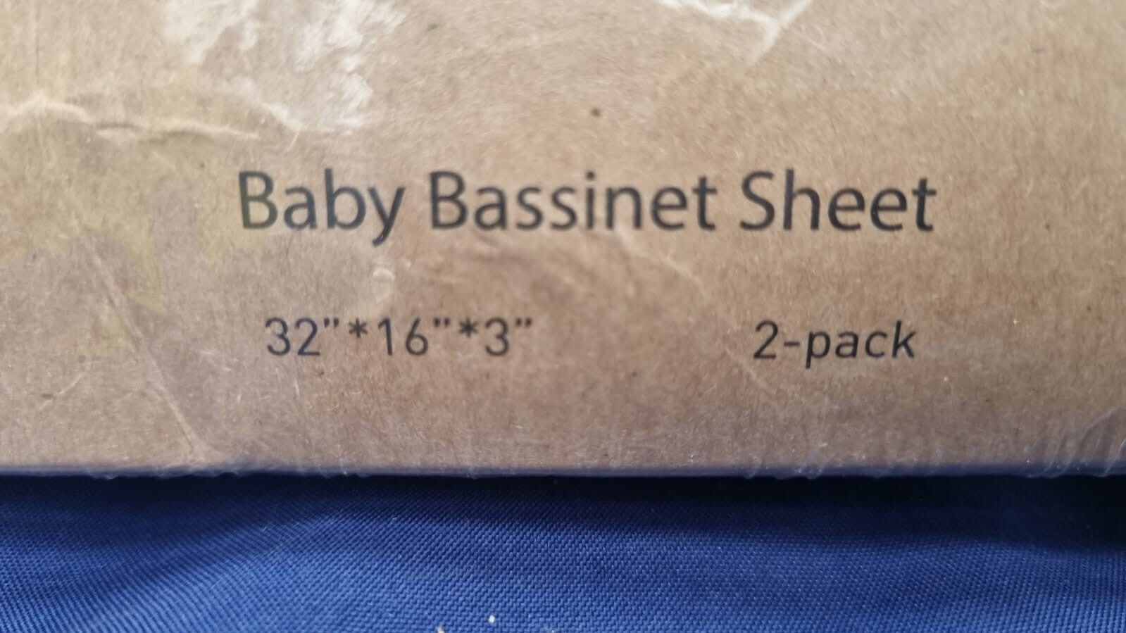 Soarwg Kids Moses Basket Sheets Baby Bassinet 2 Pack (Packaging Damaged)
