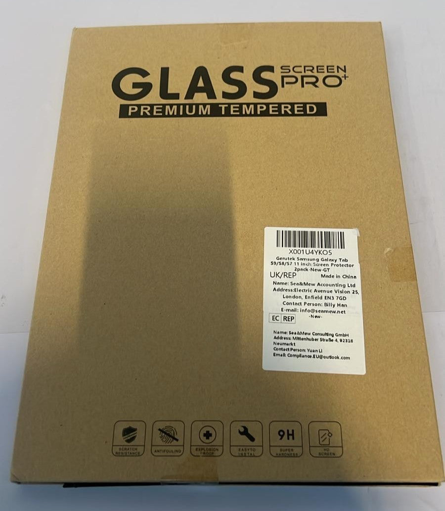 Screen Protector for Galaxy Tab HD Tempered Glass 9H Film Guard for Tab A11 / A9