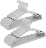 SONGMICS Clothes Hangers 50 Pack, Heavy-Duty Plastic Hangers,Gray CRP060G01