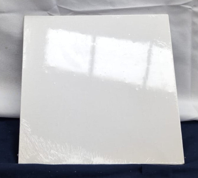 Pebeo Canvas Art, White,20x20cm (back stained)