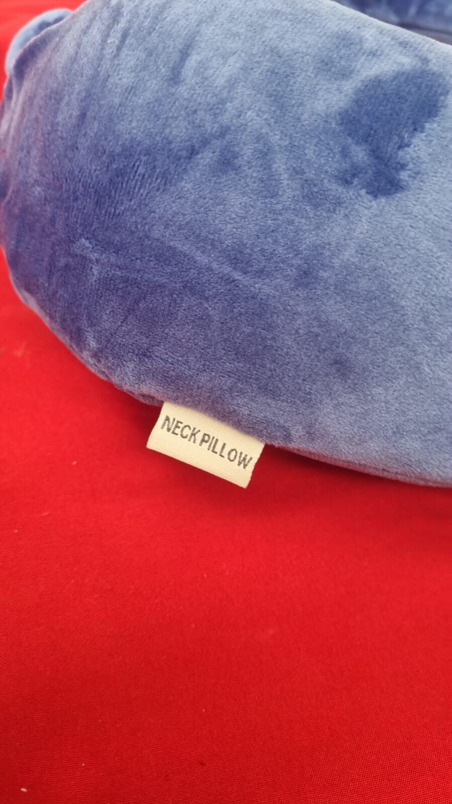 Adult Cozy Soft Microfiber Neck Pillow for Travel – Compact, Machine Washable