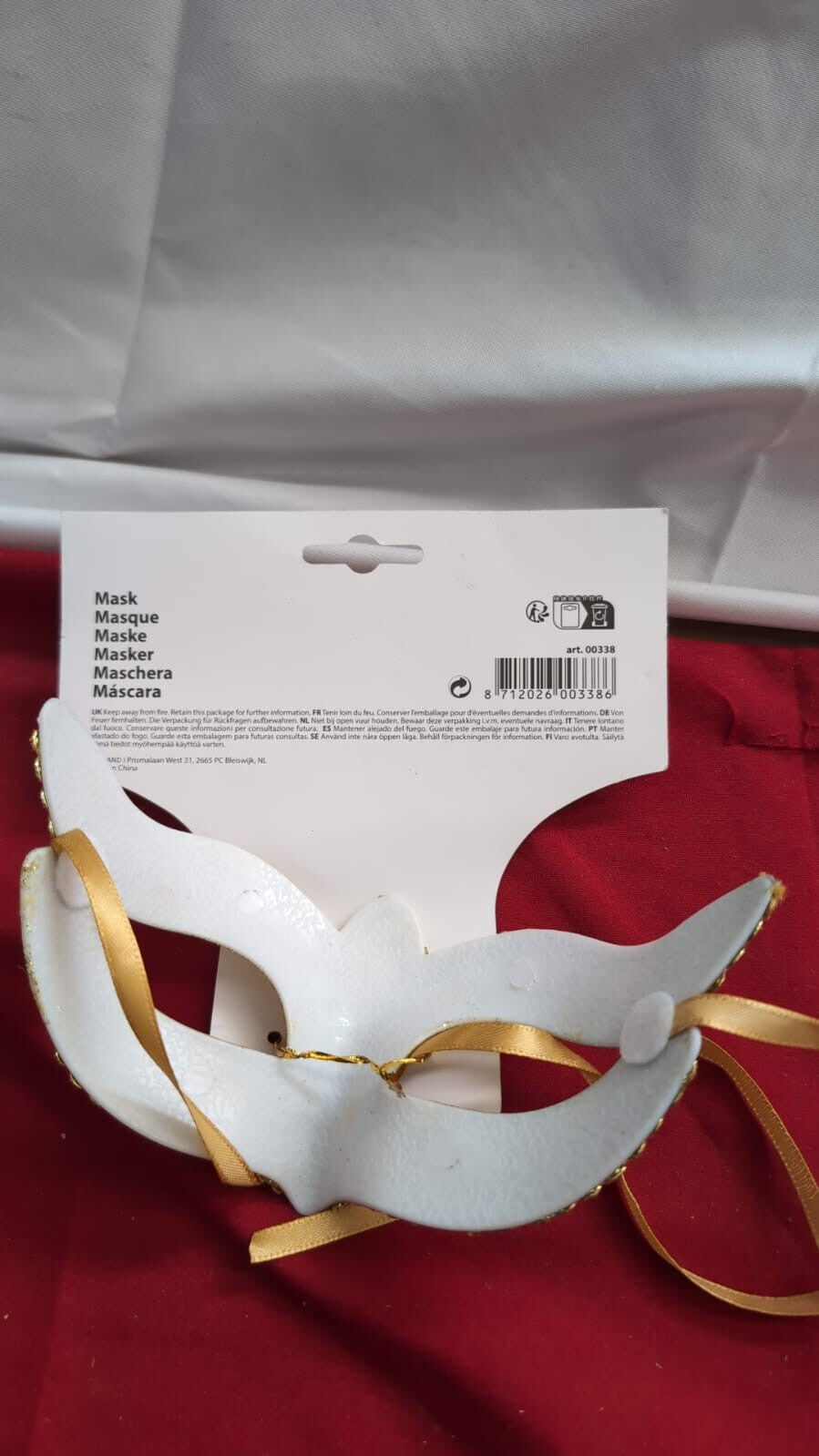 Boland 00338 Venice Felina Eye Mask, Gold, Elegant, Ornaments, Masquerade Ball