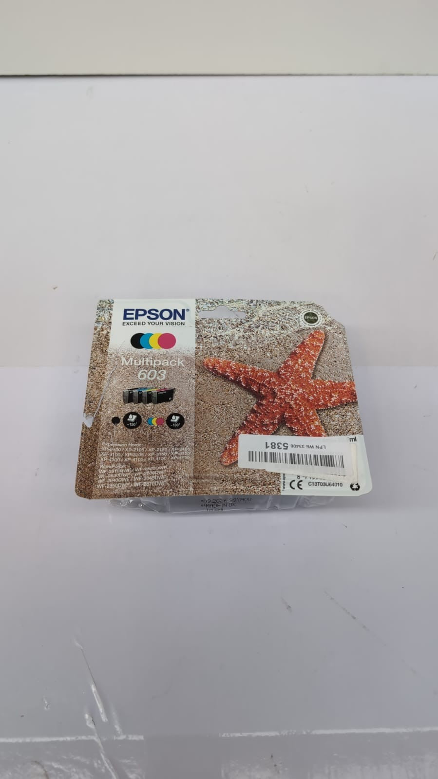 Epson 603 Starfish Genuine Multipack Ink Cartridges (Packaging Damaged)