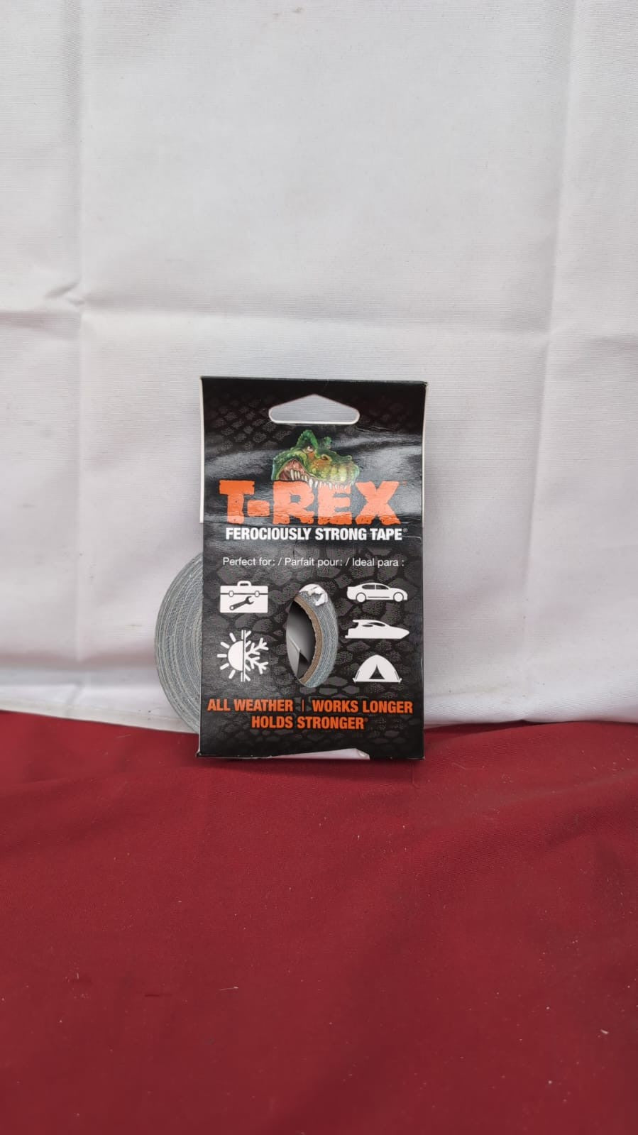 T Rex Tape Ferociously Strong Waterproof Graphite Grey Tape, 25mm x 9.14m,