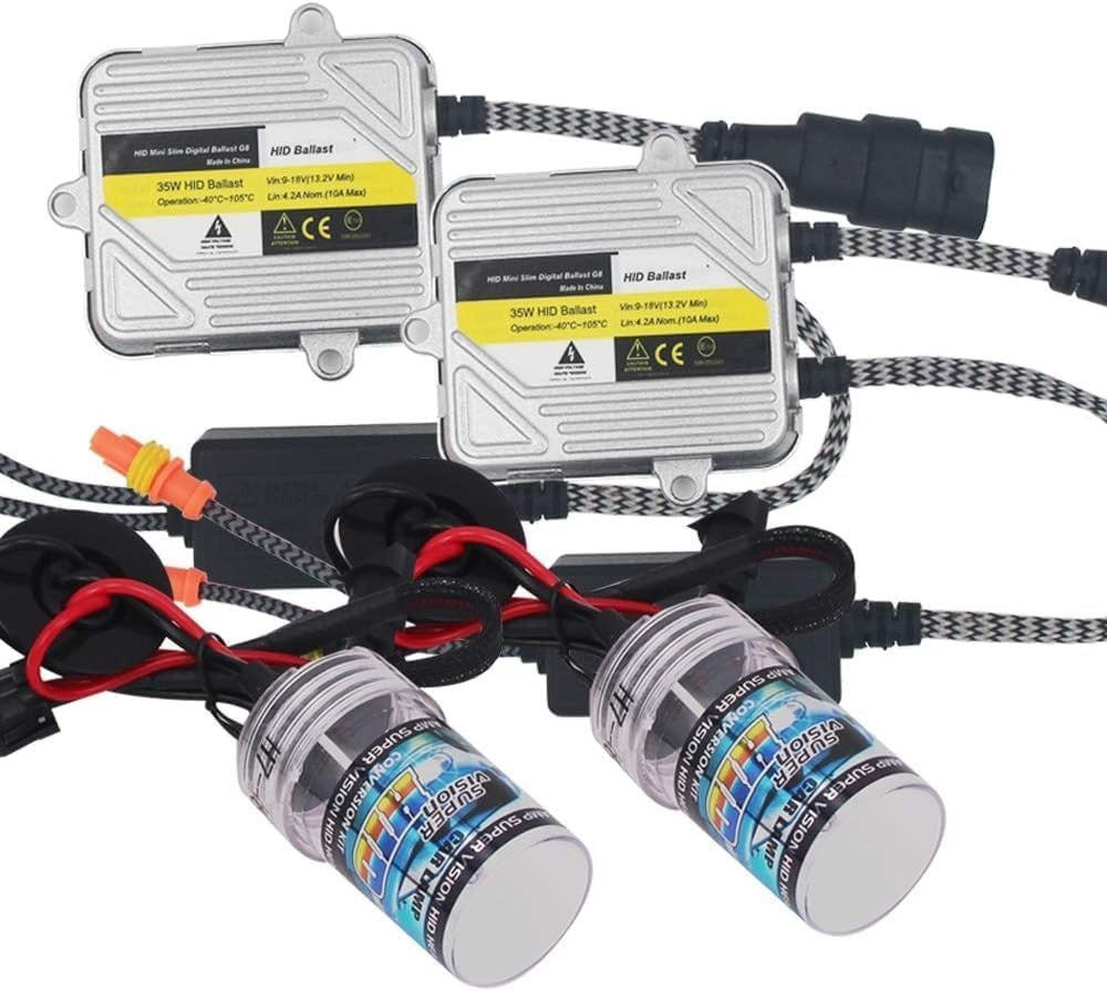 HSUN H7 HID Kit 6000K Xenon White Conversion Headlight Bulb