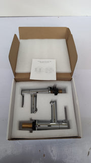 Basin Taps Pair Twin Bathroom Sink Taps Traditional Two Holes (USED)