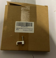 Flat Cable Clips White Ethernet Cable Clips 10mm 12mm Cord Holder (12mm)