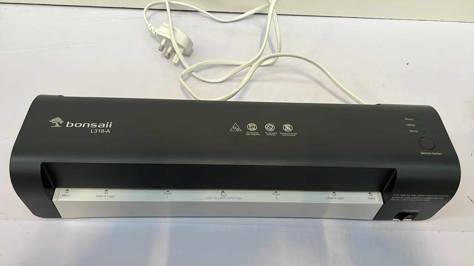 Bonsaii A3 Laminator Machine with Never Jam Technology