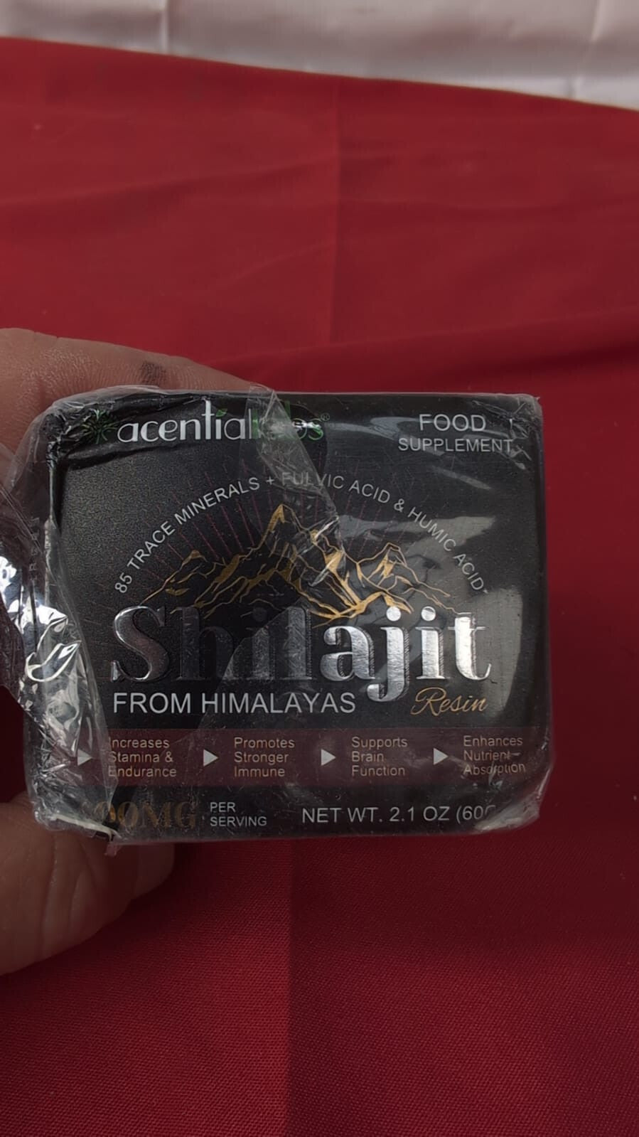 Shilajit Resin, Original Himalayan  60g - Gold Grade Minerals Immune System